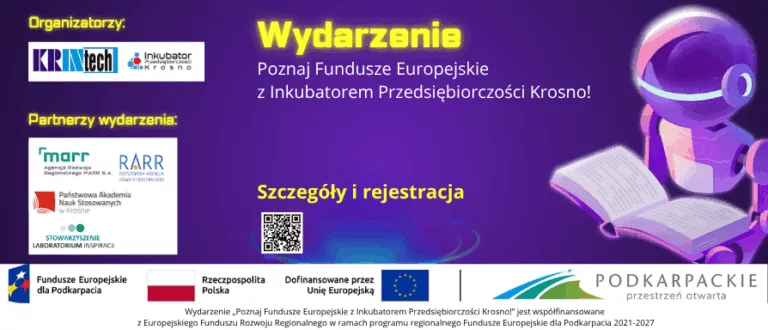 Poznaj Fundusze Europejskie z Inkubatorem Przedsiębiorczości Krosno!